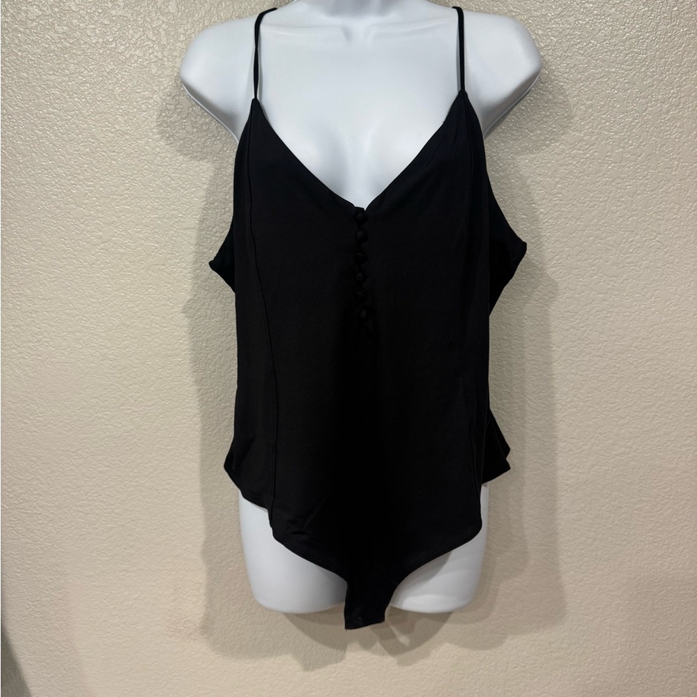 H&M Black Sleeveless Bodysuit